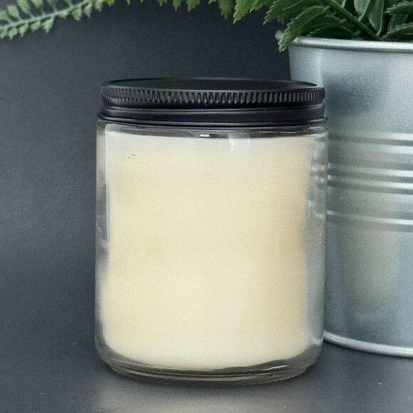 BBW Sun Drenched Linen White Barn Bath & Body Works Mason Jar Single Wick Candle - Picture 2 of 10